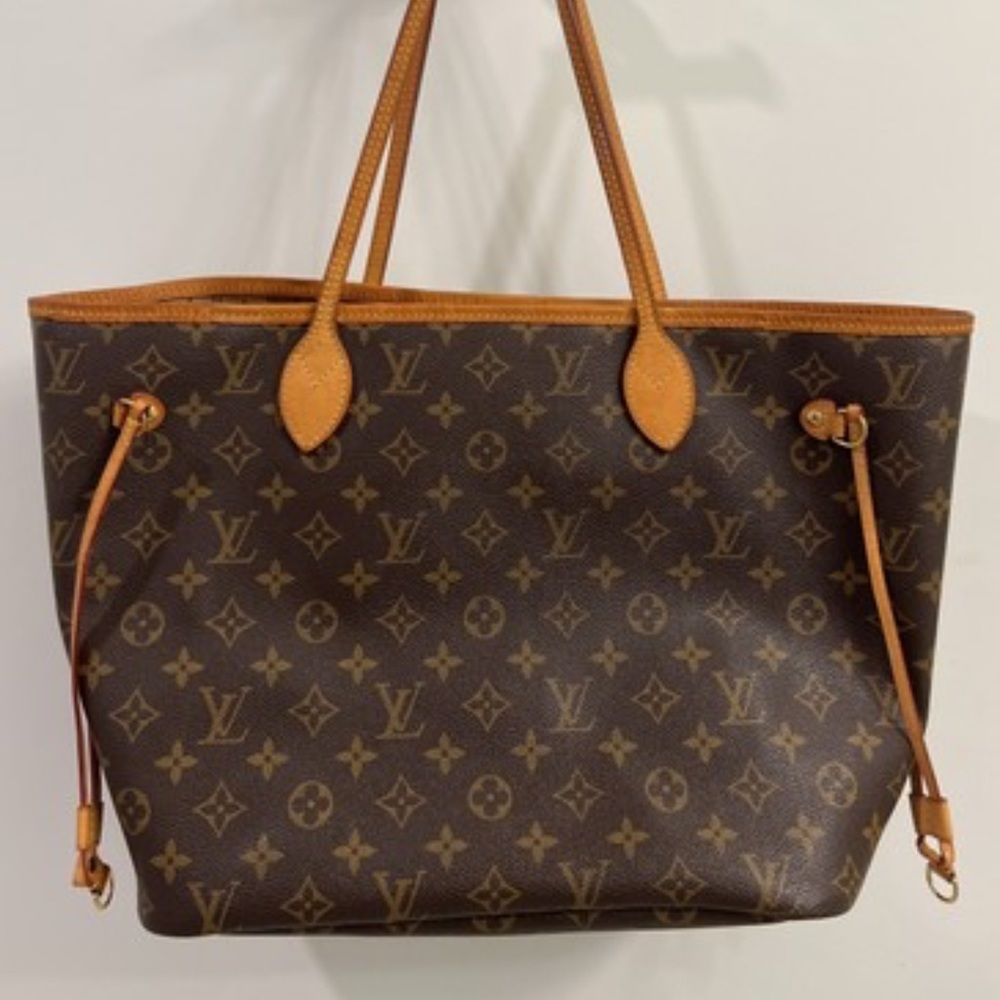 Louis Vuitton Neverfull MM Monogram Brown Canvas Tote